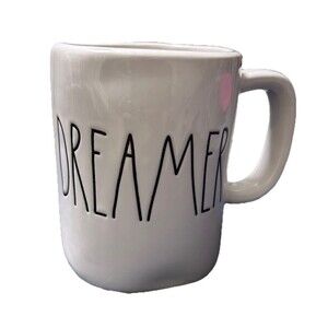 Rae Dunn "Dreamer" White Coffee Tea Cup/Mug Artisan Collection by Magenta